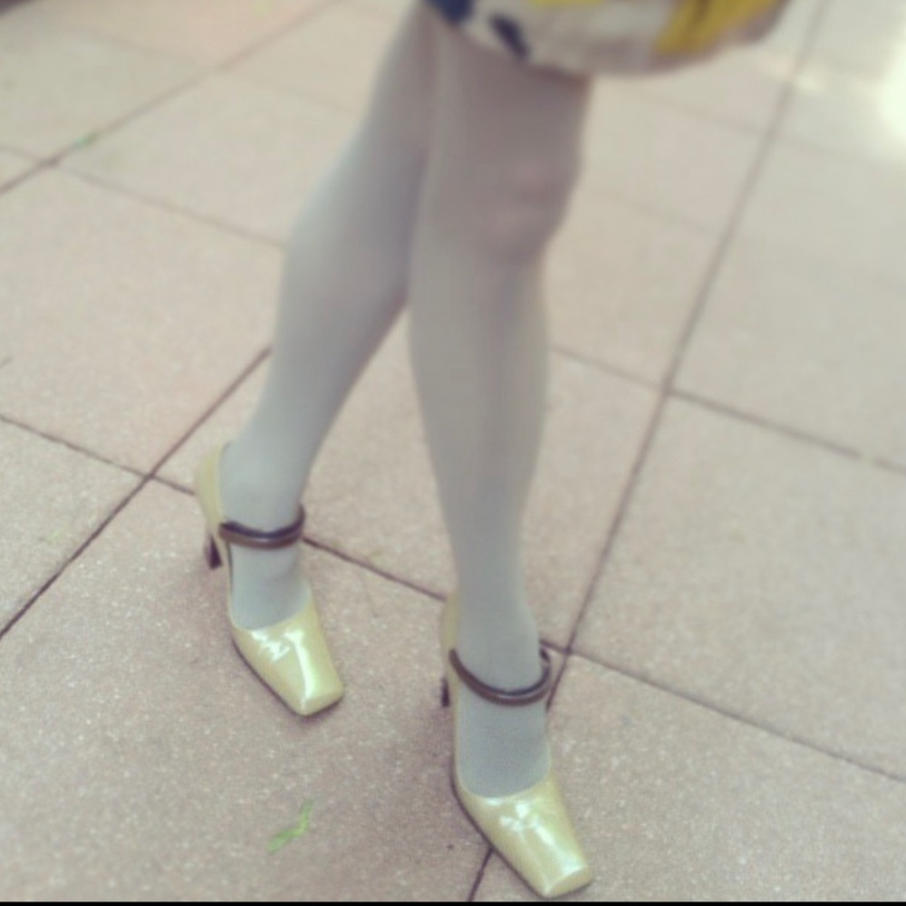 Rare, Iconic 90s Square Toe Prada Mary Janes
